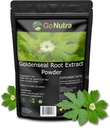 Go Nutra Goldenseal Root Extract Pure Goldenseal Poudre Potent 10:1 Goldenseal Extract 4oz. Supplément à base de plantes Graine de phoque doré