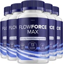 (5 Pack) FlowForce Max Supplément Énergie avancée, Supplément pour les hommes, Suppléments de contrôle de la force de débit Flowforce Max pour les hommes Santé, FlowForce Reviews (300 Capsules)