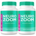 (2 Pack) Supplément Neuro Zoom, Neuro Zoom Formule de support de mémoire organique, Neuro Zoom pour réduire les effets négatifs du brouillard cérébral, Neuro Zoom utilisé pour stimuler la mémoire, NeuroZoom Reviews (120 Capsules)