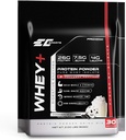 EC Sports Whey+ Poudre de protéines, Cookies n Mélange de crème avec/enzymes digestives - Supplément isolat, Collagène Peptides avec/Réforme de grille - 30 portions