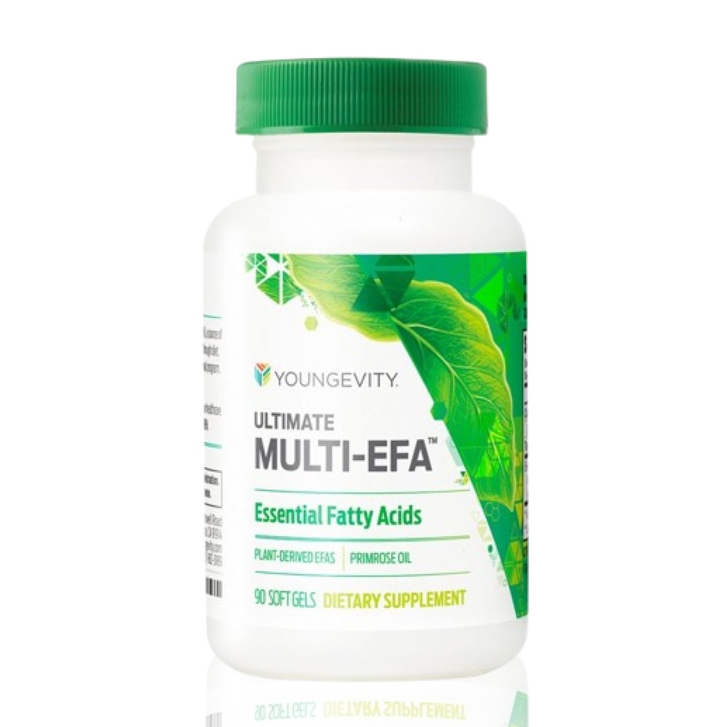 Youngevity Ultimate Multi-EFATM - Supplément EFA à base de plantes - Aucun poisson - Petit softgel pour les adultes et les enfants, Primrose du soir - 90 softgels (paquet de 1)