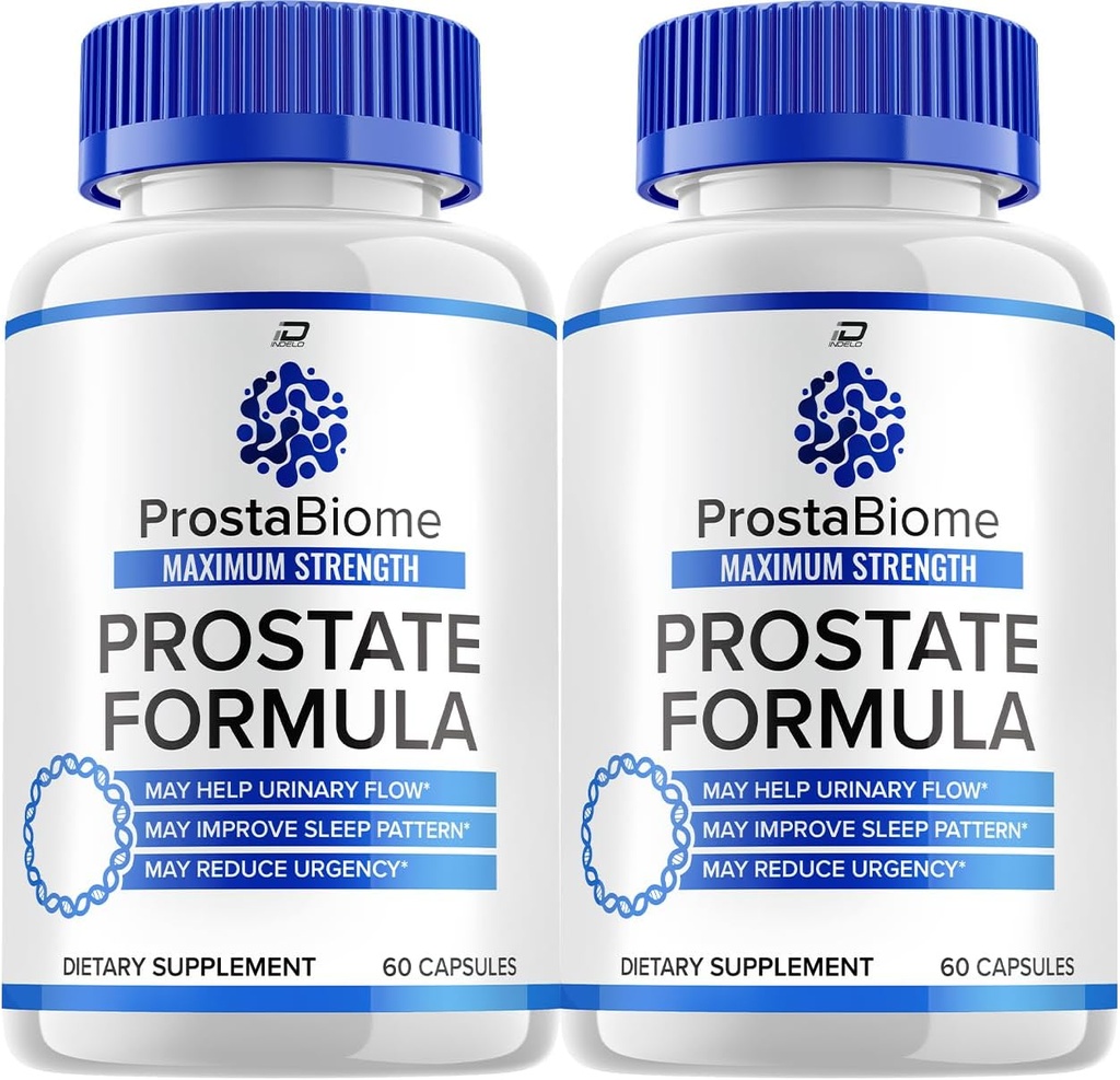 Supplément Prostabiome pilules d'énergie avancées - Suppléments pour les hommes - Prosta biome Prostabiome pour les hommes supplément de santé, Avis Prostabiome (2 Pack - 120 Capsules)