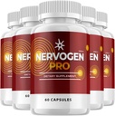 (5 Pack) Nervogen Pro Capsules, Nervogen Pro pour les capsules de neuropathie, Nervogen Pro formule avancée supplément alimentaire, vitamine C Zinc amélioré - Nervogen Pro Reviews (300 Capsules)