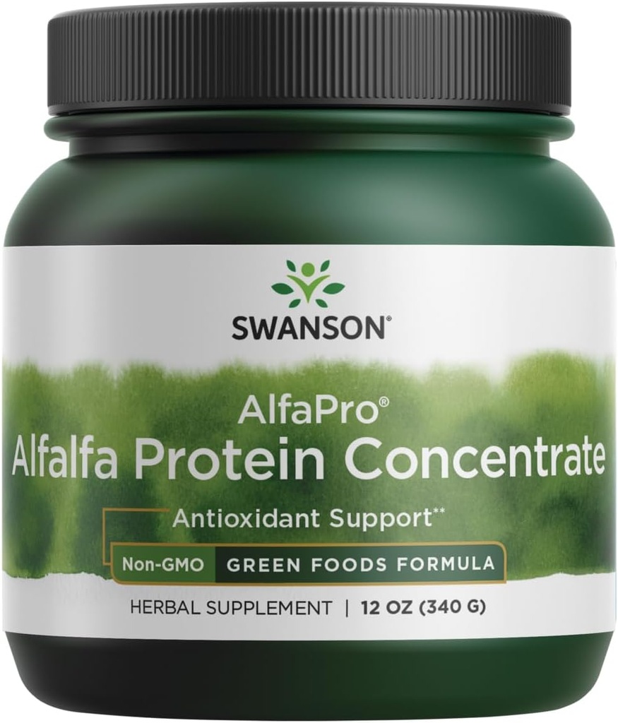 Swanson Alfapro Non-OGM Alfalfa Protein Concentrate 12 Ounce (340 g) Pwdr