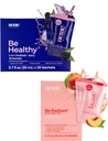 BeMe BeHealthy & BeRadiant Peach Bundle - Probiotiques liquides et suppléments de boisson de collagène liquide