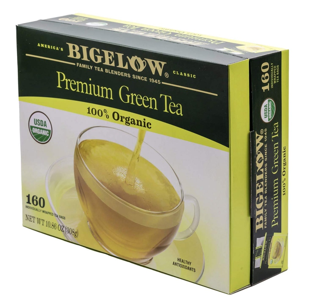Thé vert bio Bigelow, 160-Count (51100.85)