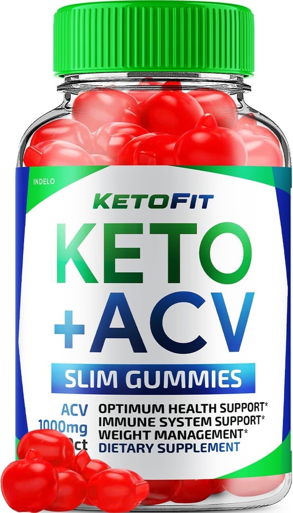 Ketofit ACV Gummies Advanced 1000mg, KetoFit Keto + ACV Weight Management Gummies Cider Vinegar Keto Fit ACV Gummies Dietary Supplément Ketofit Gummies Avis Vitamine B12 B6 (60 Gummies)