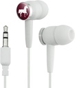 GRAPHIQUE & PLUS Cheval Silhouette sauvage Trotteur Maron Nouveauté dans l'oreille écouteurs casque - blanc