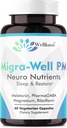 Migra-Well PM: aide au sommeil pour le cerveau et le soutien nerveux (60 capsules) (60 capsules)