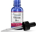 Vitamine B12 gouttes liquides fabriqués aux États-Unis - Cyanocobalamine gouttes 500% DV par portion - 36 portions par contenant - Idéal pour les hommes, les femmes, les enfants - Suppléments végétaliens - en vrac Aussi disponible