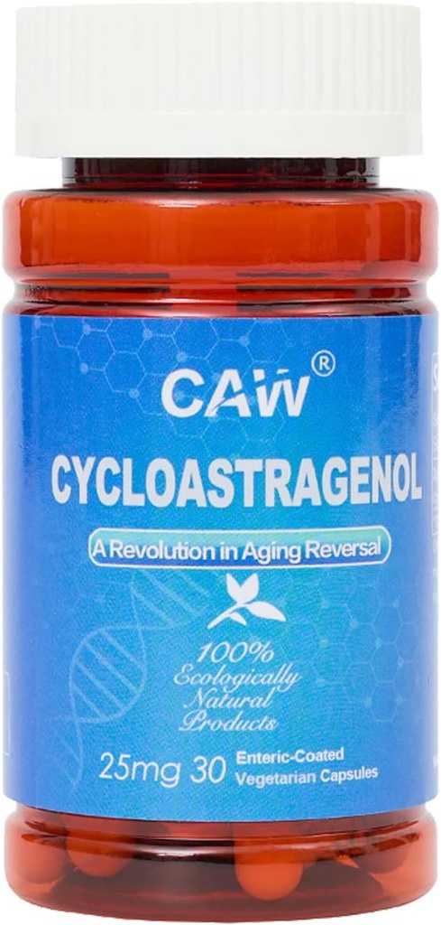 Hypersorption CAW Cycloastragenol 98% 25mg 30 Caps.