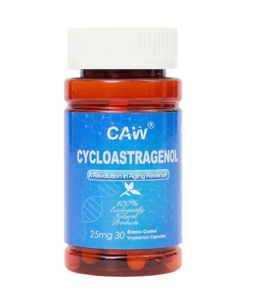 Hypersorption CAW Cycloastragenol 98% 25mg 30 Caps.