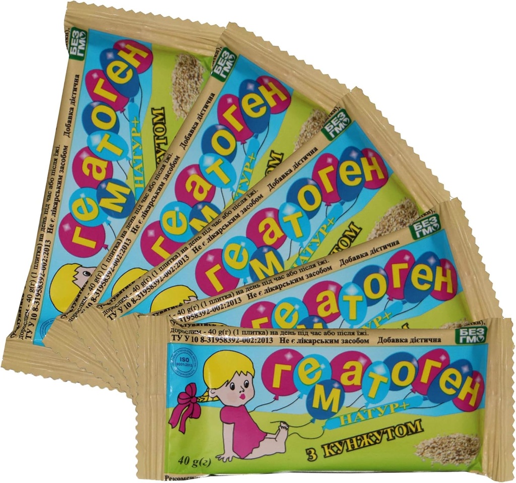 Hematogen 40g (1.4 Oz) (with Sesame x5 pcs)