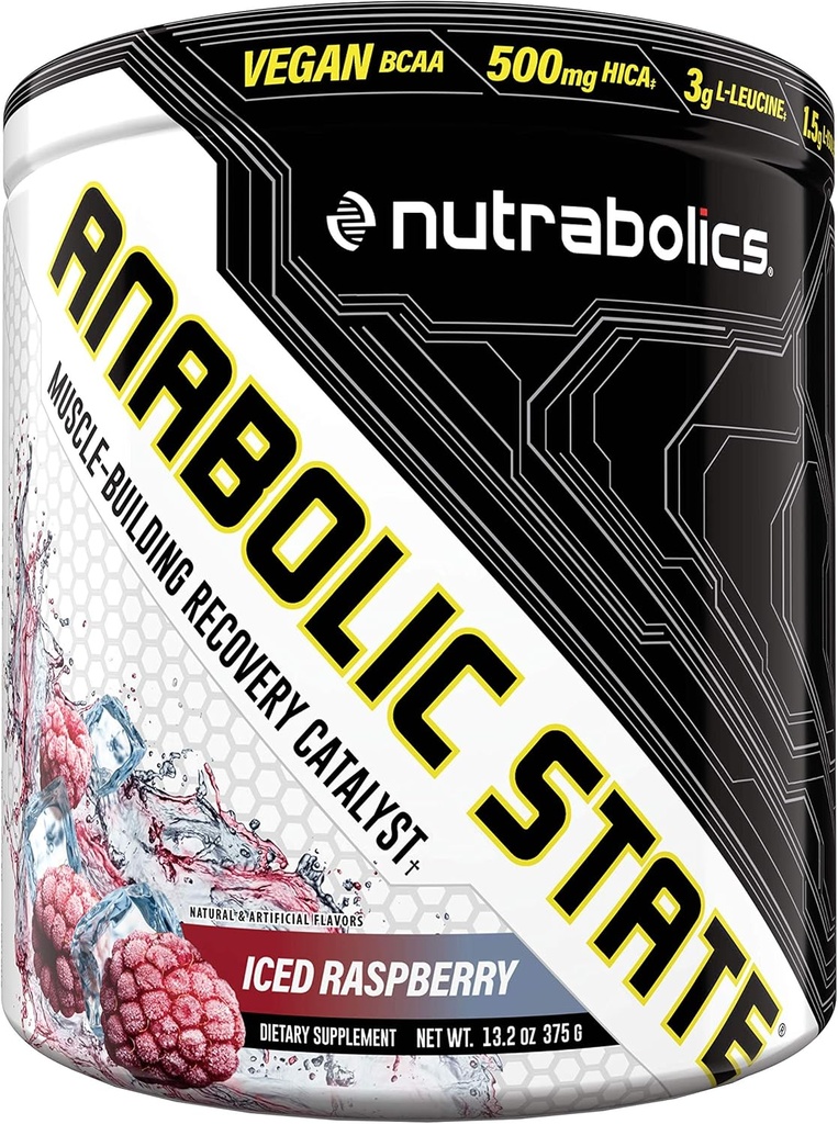 Nutrabolics complément alimentaire État anabolique glacé framboise 375g (30 portions)
