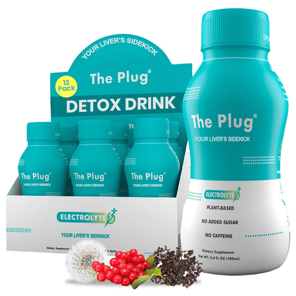 Le foie de prise nettoyer la détox et la boisson de réparation électrolytes biologique à base de plantes liquides détoxifier le corps Supplément soutien perte de poids santé naturelle Hydrate Sports Énergie Immunity Shots Minéraux Vitamines