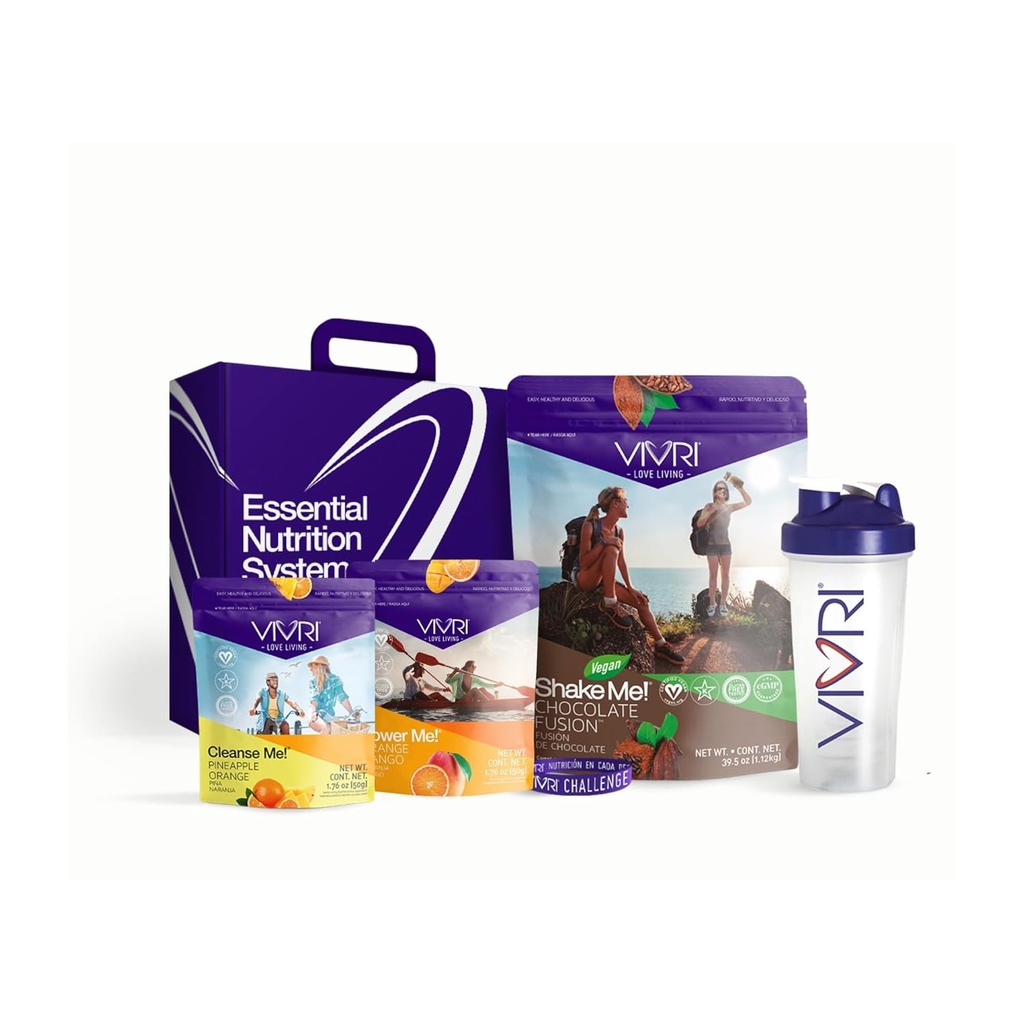 VIVRI 10 Jour ENS Défi de Shake Me! Fusion de chocolat végétalien de puissance de moi! Orange Mango.