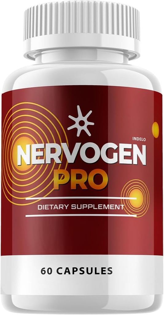 Nervogen Pro Capsules, Nervogen Pro pour les capsules de neuropathie, Nervogen Pro formule avancée supplément alimentaire, vitamine C Zinc amélioré - Nervogen Pro Reviews (60 capsules)