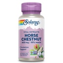 Solaray Horse Chestnut Extract 400 mg - Standardisé à 72 mg d'Aescine - Avec 55 mg de boucherie Broom - Suppléments de veine et de circulation sanguine - Vegan, non-OGM, garantie de 60 jours, 60 portions, 60 VegCaps