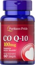 Coenzyme de fierté de Puritan CoQ10 100mg, supplément alimentaire pour la santé cardiaque, la pression artérielle, la santé buccodentaire et le soutien au vieillissement en santé, 60 portions, softgels à libération rapide