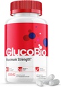 Glucobio Capsules - Formule Officielle - Gluco Bio Support Supplément Vitamine Pills, Glucobio Health and Wellness Capsules Maximum Strength, Glucobio, Gluco Bio Pills Advanced Support (60 Capsules)