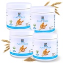 Oui, vous pouvez ! Boissons Booster - Bio Greens Superfood Powder Drink Mix - 4 Pack avec Alfalfa Grass, Wheatgrass, Kale, Orge, Poudre de jus de citron - Riche en antioxydants, vitamines et minéraux.
