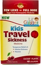 Lil' Giggles Kids Lollipops médicamentés - Sweet Gentle Relief for Kids & Non-rowsy - pour la maladie de la voiture, voyage Nausées & Motion Relief Maladie - homéopathique Remède Amour des enfants - Cherry Flavor 12 CT
