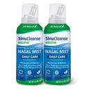SinuCleanse Daily Care Stérile Saline Nasal Spray, Ultra Fine Mist, Hydratant instantanément et Soulage la congestion nasale quotidienne due au froid et à l'air sec, 4.5 Oz (2 Pack), Fabriqué aux États-Unis