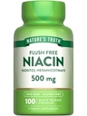 La vérité de la nature Flush Free Niacine , 500mg , 100 Capsules , Supplément sans OGM et sans gluten