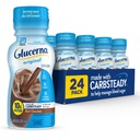 Glucerna soin de diabète original Shake, chocolat riche, repas diabétiques de remplacement pour soutenir la gestion du sucre dans le sang, 10g de protéines, 180 calories, prêt à boire, bouteille 8-fl-oz, 24 Pack