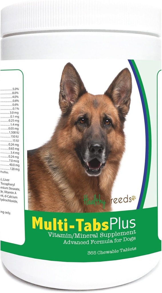 Healthy Breeds German Shepherd Multi-Tabs Plus Chewable Tablets 365 Count