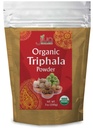 Jiva Bios Poudre de Triphala biologique 7 Once Sac - Sol Amla, Bhibitaki, et Haritaki Fruits mélangés, 100% naturel et non-OGM