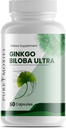 Ginkgo Biloba et Ginseng Cerveau complément alimentaire soutient la fonction cérébrale, la mémoire, l'alerte mentale, tout naturel, améliorer la circulation sanguine