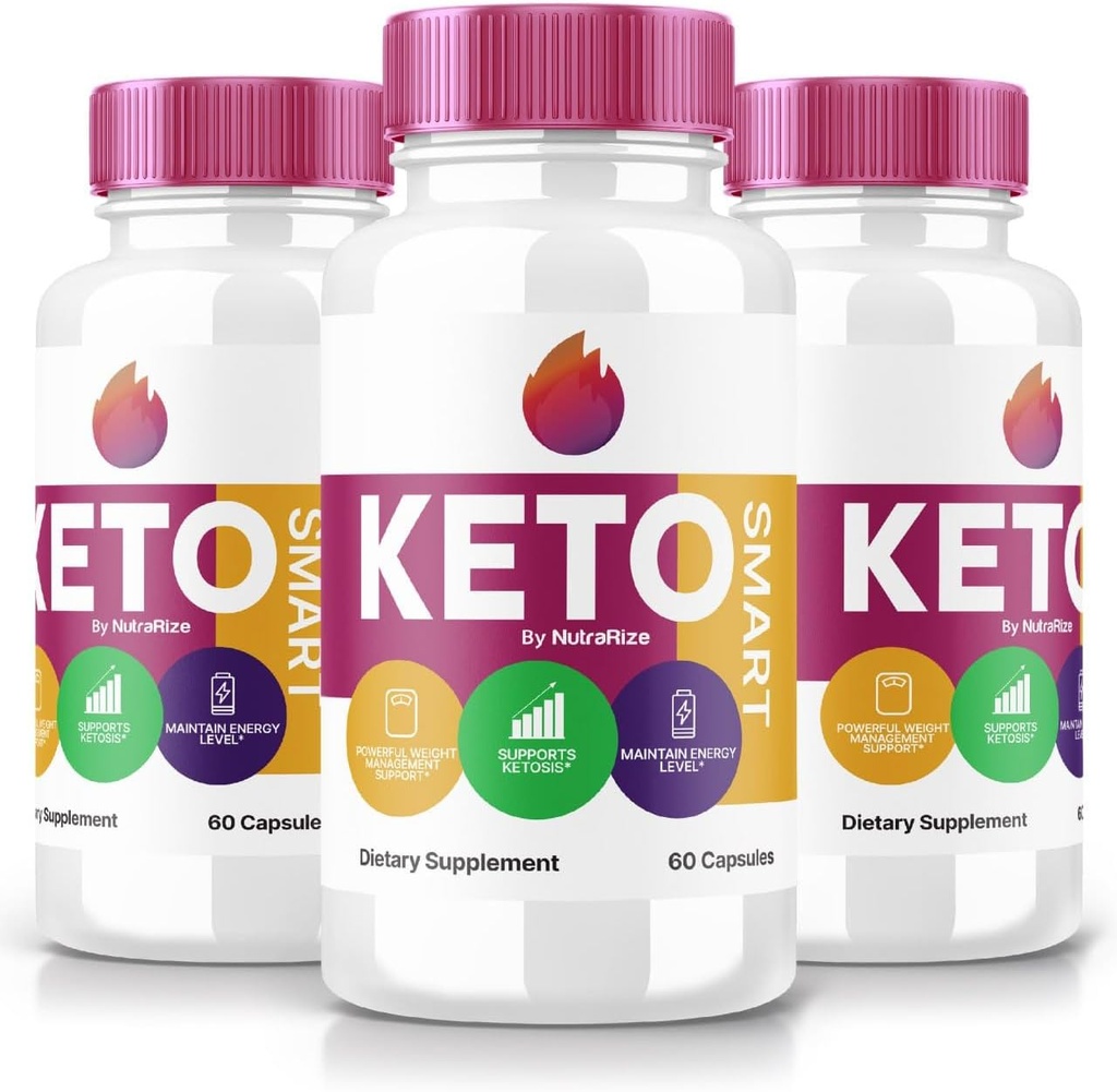 (3 Pack) Capsules Keto Smart - supplément alimentaire Keto Smart pour la perte de poids avancée, la force maximale des pilules tout-naturels pour cibler les graisses Belly, Pastilles KetoSmart Avis (180 Capsules)