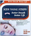 30 Enfants naturels sans drogue Mieux respirer Bandes nasales pour la congestion nasale, Allergie, Cold, Grippe, Sinus, Nez Stuffy, Snoring, Septum Dévié, Aide au sommeil, Performance Athlétique - 5 ans et plus
