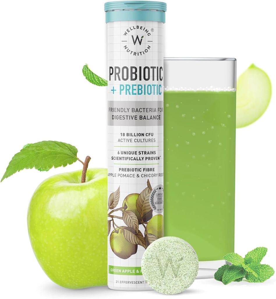 Bien-être Nutrition Probiotiques quotidiens + prébiotiques Améliorer le métabolisme, le soulagement de l'acidité, la digestion et la santé des intestins.