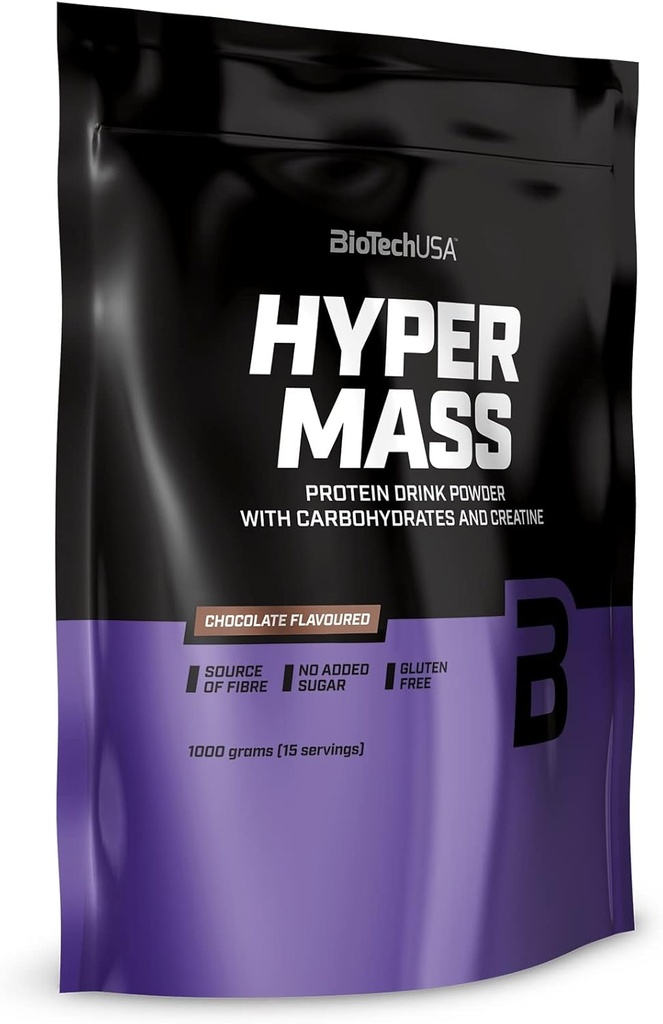 Biotechusa Hyper Mass 5000 Poids Gainer Masse 1000g - Chocolat