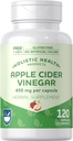 Rite Aid Comprimés de vinaigre de cidre de pomme avec Cayenne Pepper, 120 comtes soutient le métabolisme, la diète, la désintoxication, la digestion, la santé de Gut, supplément de soutien immunitaire