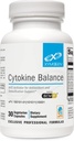 XYMOGEN Cytokine Balance for Antioxydant and Detoxification Support - Extrait de thé vert, Trans-Pterostilbène, Extrait de curcuma, Glucoraphanine (30 capsules)