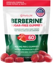 Keto Berberine Complex Gummies (Sugar-Free) w Ceylon Cinnamon, Milk Thistle, ACV [AMPK Metabolic Activator] Berberine Supplement for Metabolism, Gut Health, Fasting, Natural Energy - 3rd Party Tested