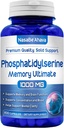 Memory Supplement for Brain Support | Phosphatidylserine Supplement with Memory and Focus Complex with Ginkgo Biloba DMAE Rosemary and Gotu Kola | Made and Tested The USA (66 Day Supply)