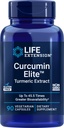 Extension de la durée de vie Curcumine Elite Turmeric Extract, 90 Capsules de Veg