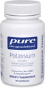 Pure Encapsulations Potassium (Citrate) - Essential Electrolyte Supplement to Support Nerve & Muscle Function, Adrenals, Hormones, Heart Health & Energy* - Potassium Citrate Capsule - 90 Capsules