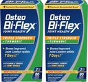 Osteo Bi-Flex Glucosamine triple résistance avec curcuma, supplément de santé articulaire, comprimés enduits, version originale, 80 comte (paquet de 2)