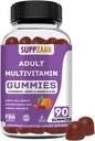 Multivitamine végétarienne pour les femmes et les hommes - Multivitamine quotidienne pour les hommes et les femmes avec des vitamines: A C D E B6 B12, Biotine & Zinc - Formule de vitamine complète - 90 Compte