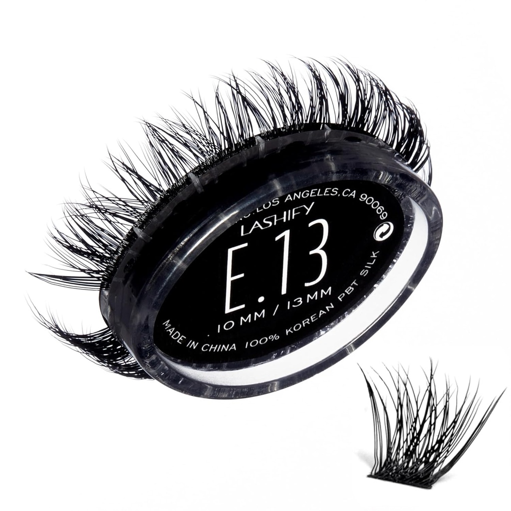 Lashify Extreme 13mm Gossamer DIY Extensions de cils Recharge, noir, facile faux cils pour ajouter un volume de Tremendous