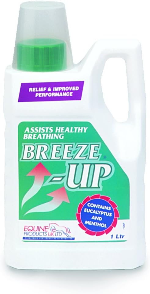 Aide à la santé respiratoire Breeze-Up Horse Nutrition, 1 Litre