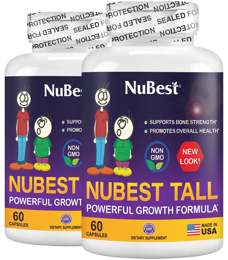 NuBest Tall (en anglais seulement) Soutenez la force osseuse, la santé osseuse, l'amélioration de l'immunité et du bien-être de tout le corps avec du calcium, du collagène et des herbes pour les 5 ans et plus et les adolescents (en anglais seulement)
