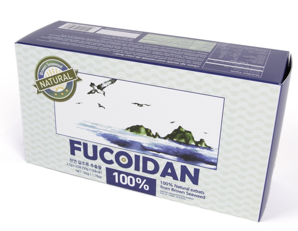 [Type de puits] Extrait d'algues brunes 100% naturelles Fucoidan USFDA Passé (code ID 2030950) (50g (20sachets))