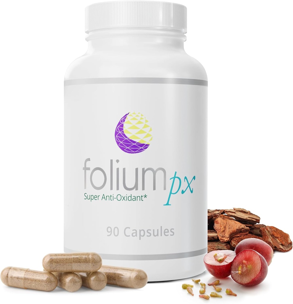 FoliopX Pure Pine Tree Parts/Grape Seed Extract : le support de la centrale naturelle pour le nettoyage complet du corps et la désintoxication du métal