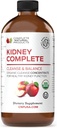 Complete Natural Products Kidney Complete - 16oz Liquid Dietary Supplement for Kidney Support, Cleanse, and Detox with Apple Cider Vinegar, Lemon, & Organic Chanca Piedra.
